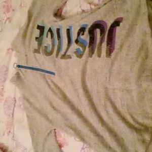 Justice swear with blue zpier